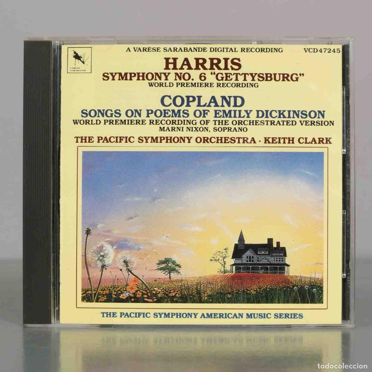 CDs de M&uacute;sica: CD. Harris: Symphony No. 6 &acute;Gettysburg.&acute; Copland: Songs On Poems Of Emily Dickinson nixon