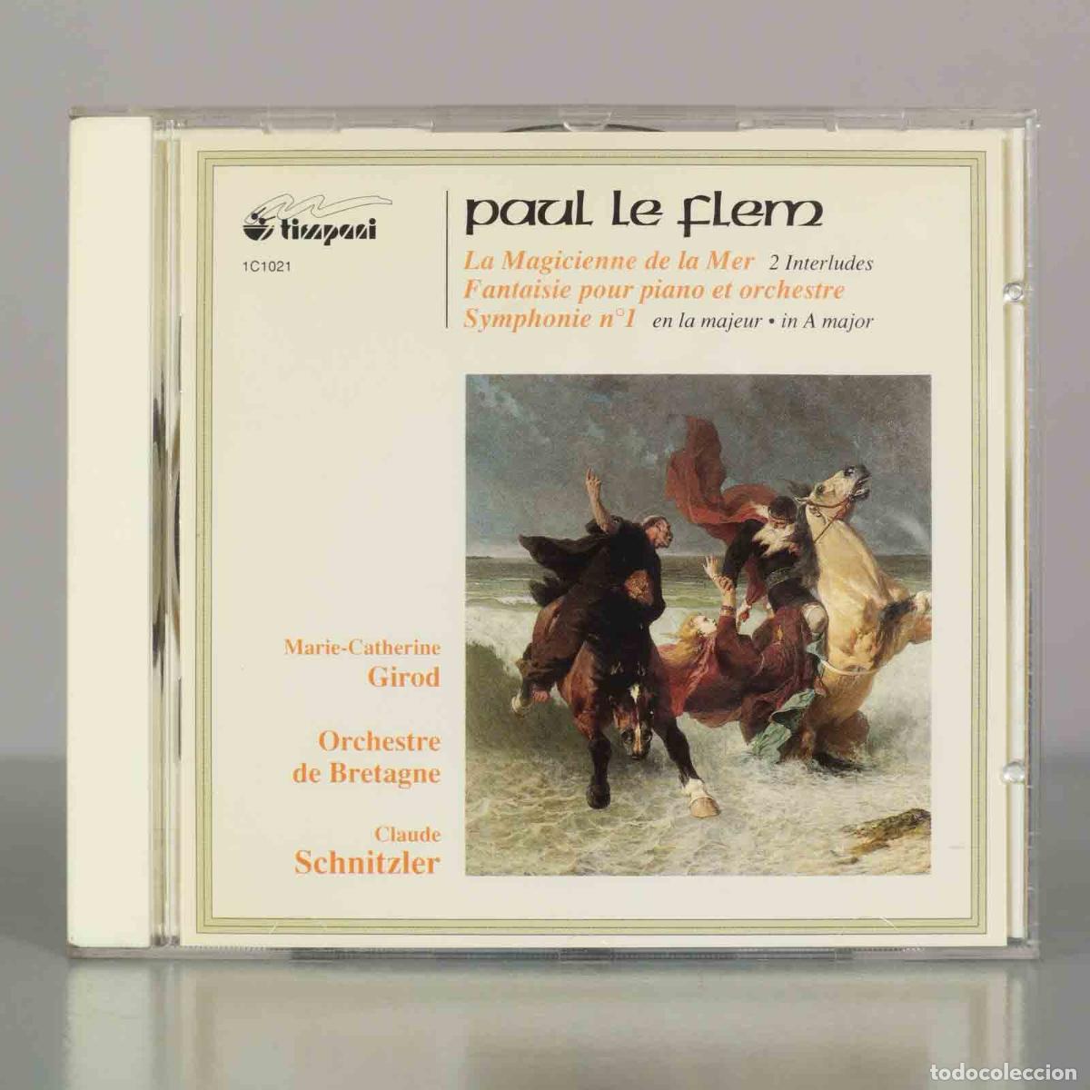 CDs de M&uacute;sica: CD. Paul Le Flem - La Magicienne de la Mer, Fantaisie pour piano et orchestre, Symphonie n&deg;1 en la