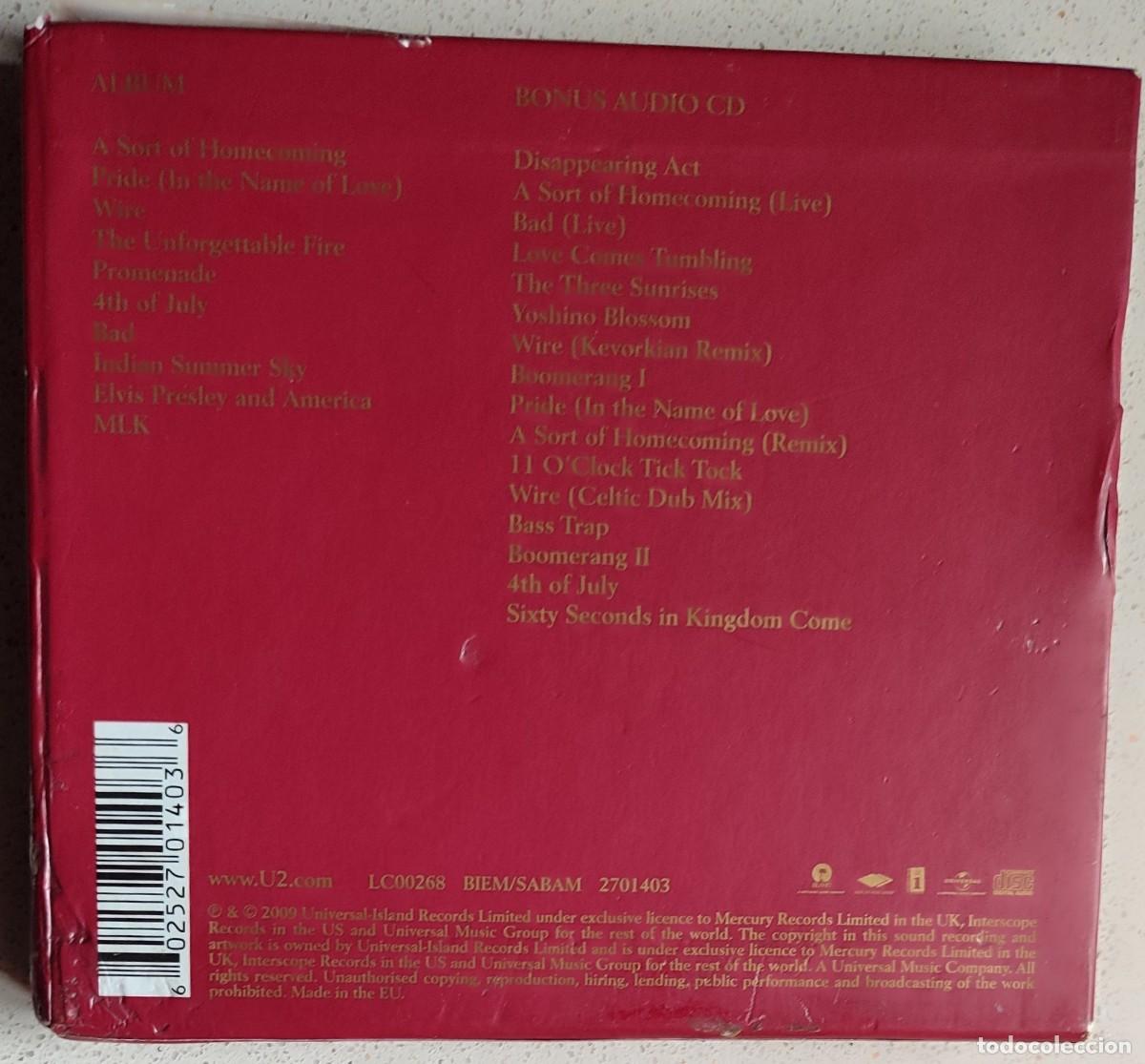 CDs de m&uacute;sica: U2 - THE UNFORGETTABLE FIRE (2CD) 2009 - 26 TEMAS - DIGIPAK - Foto 6