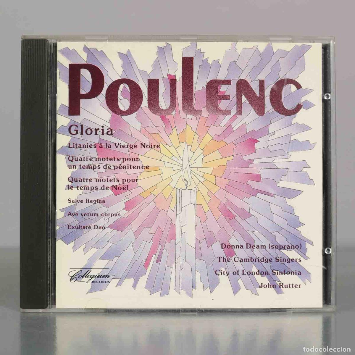 CDs de M&uacute;sica: CD. Poulenc: Gloria and Other Choral Music - Donna Deam, The Cambridge Singers, Rutter