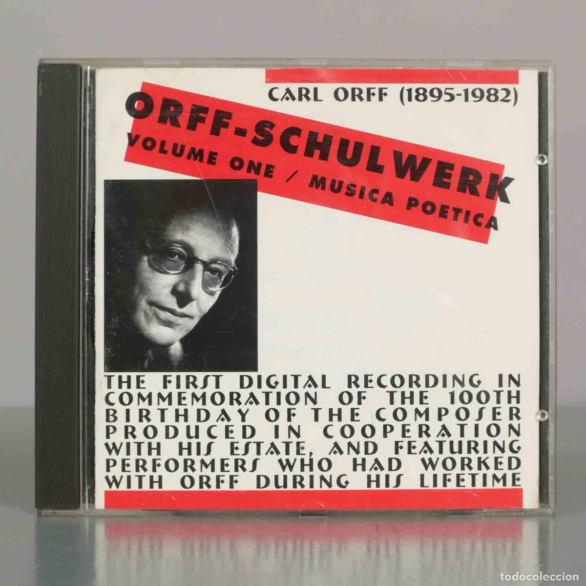 CDs de M&uacute;sica: CD. Carl Orff - Orff-Schulwerk Volume One / Musica Poetica - Karl Peinkofer Percussion Ensemble, Gu