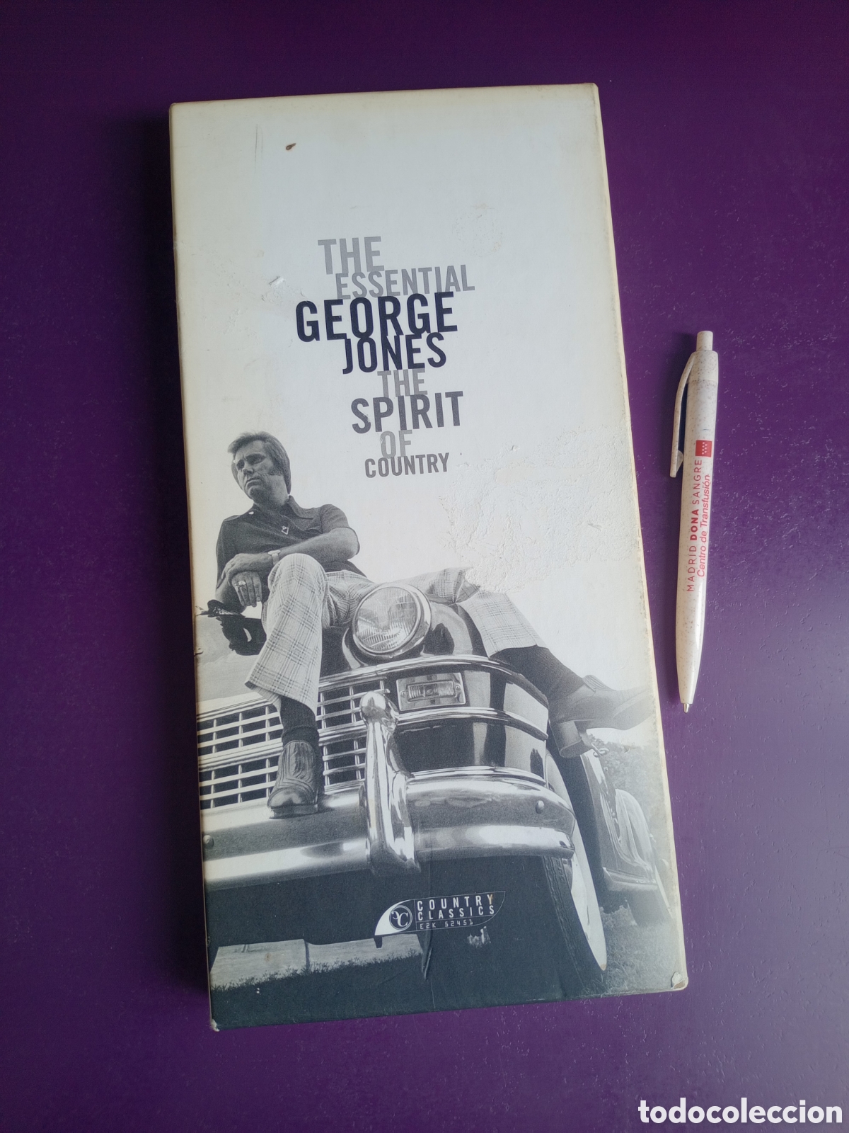 CDs de M&uacute;sica: The Essential George Jones: The Spirit Of Country - CAJA 2 CD EPIC 1994 COLUMBIA LEGACY - 44 TEMAS,
