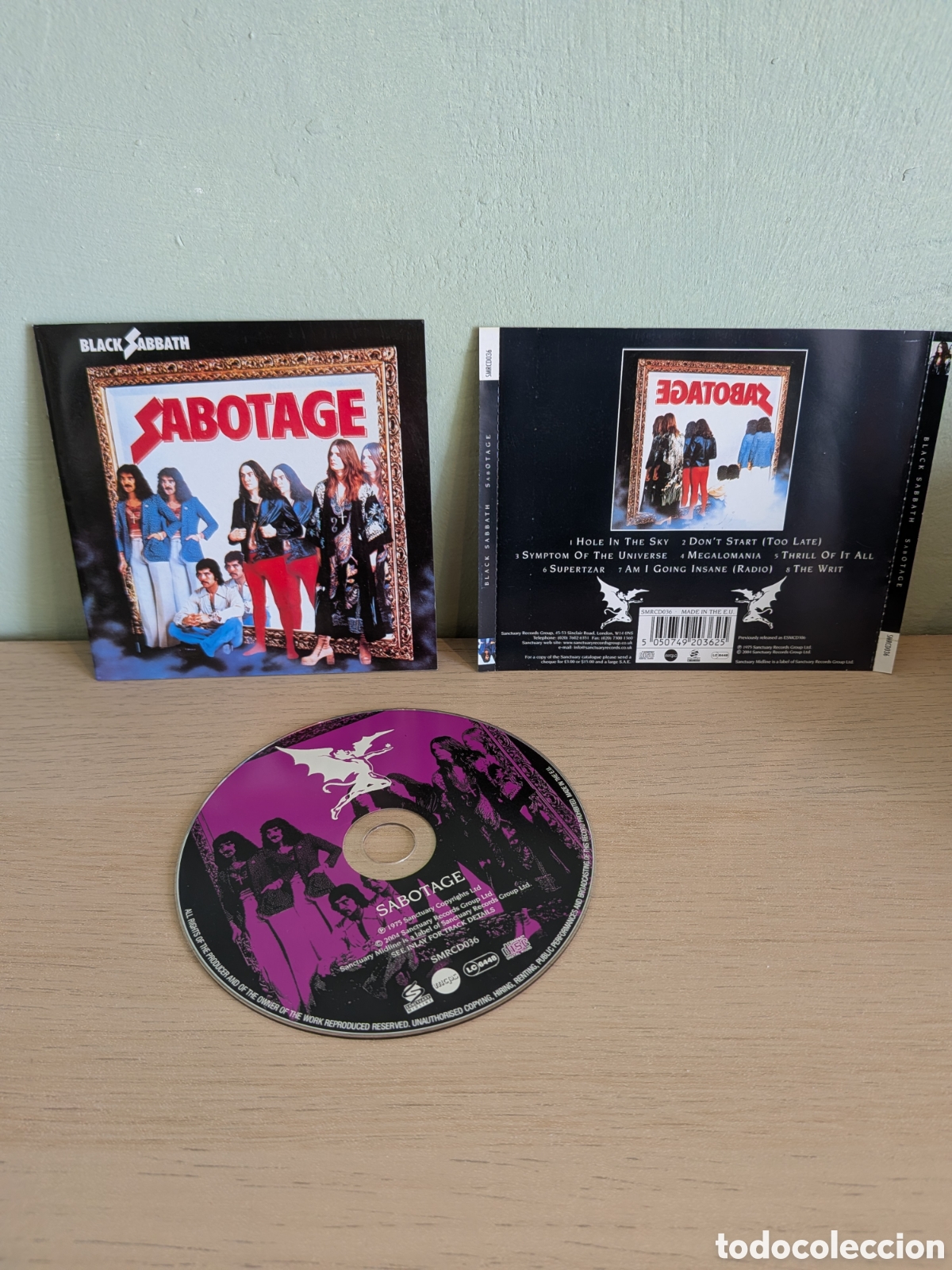 CDs de M&uacute;sica: LOT 2 CDs de Black Sabbath