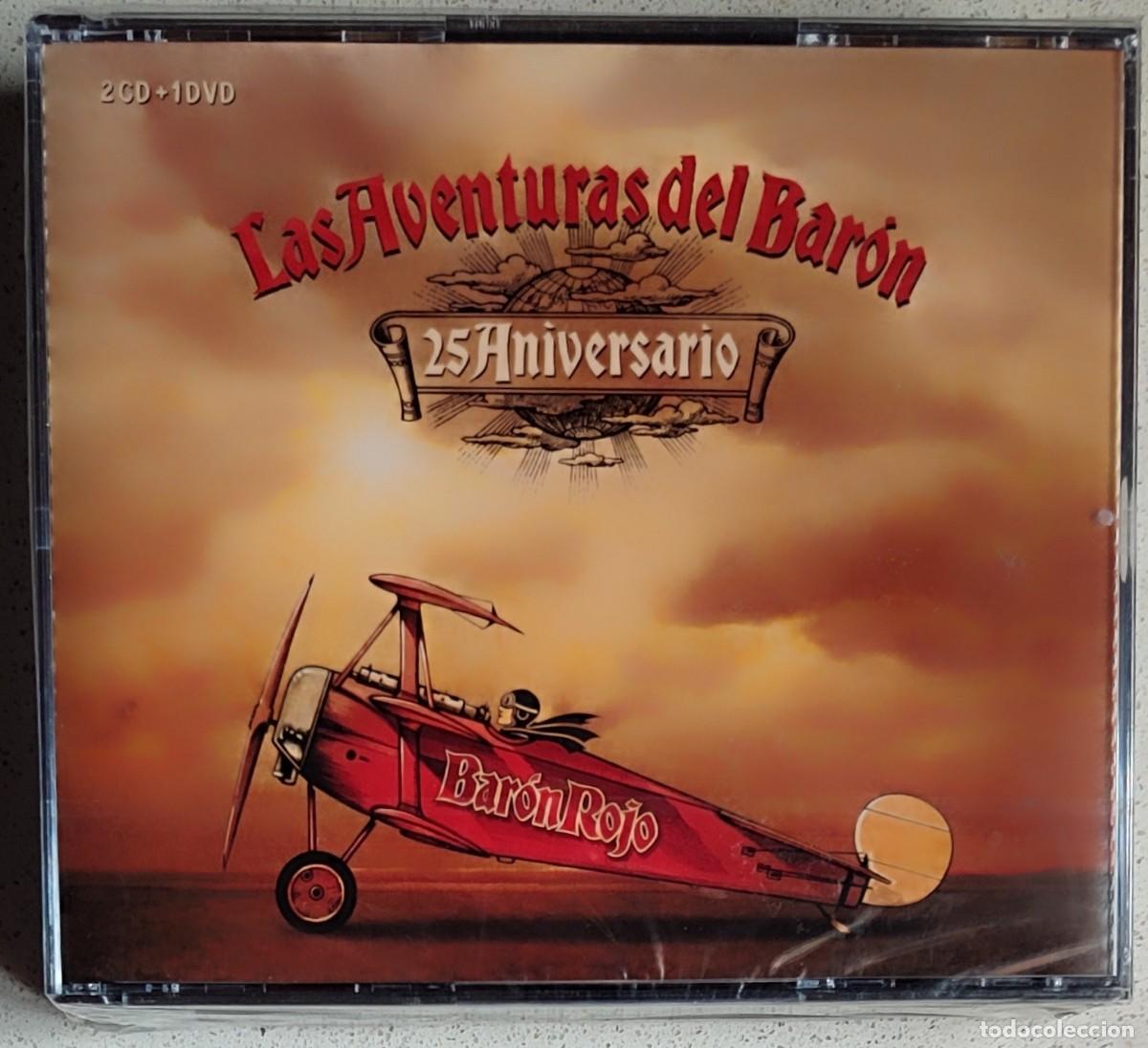 CDs de M&uacute;sica: BARON ROJO - LAS AVENTURAS DE BARON - 25 ANIVERSARIO (2CD+DVD) 2006 - 30 TEMAS - PRECINTADO