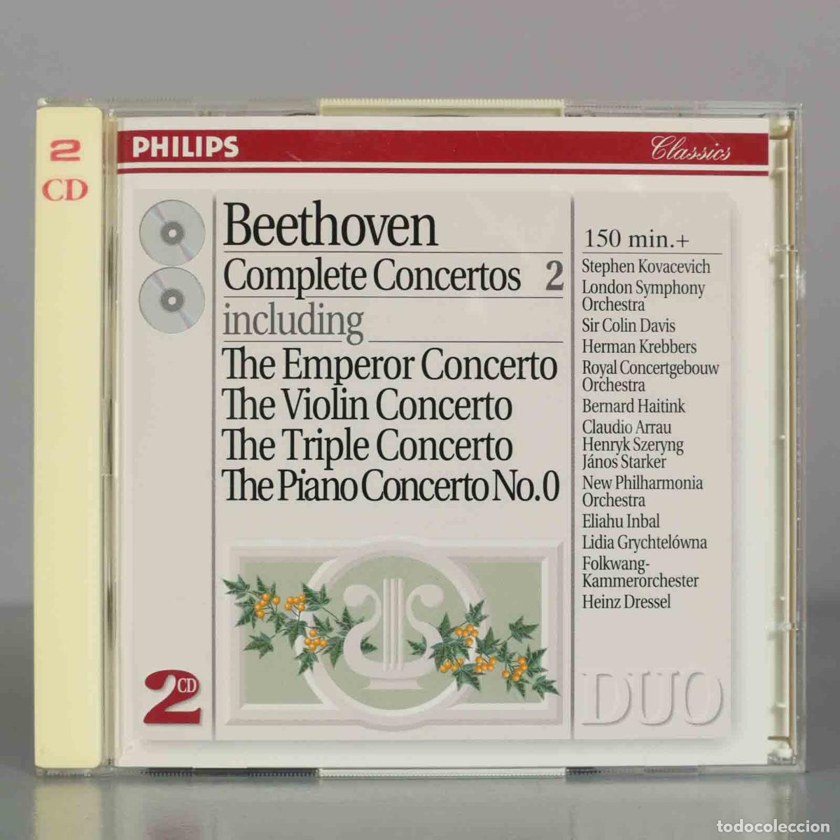 CDs de M&uacute;sica: CD. Beethoven: Complete Concertos Vol. 2 - Stephen Kovacevich, Sir Colin Davis, Herman Krebbers, Be