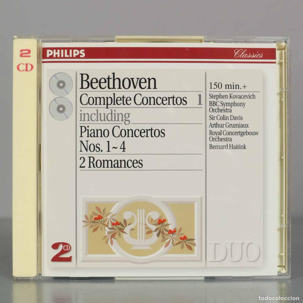 CDs de M&uacute;sica: CD. Beethoven: Complete Concertos Vol. 1 - Piano Concertos Nos. 1-4, 2 Romances Kovacevich Haitink