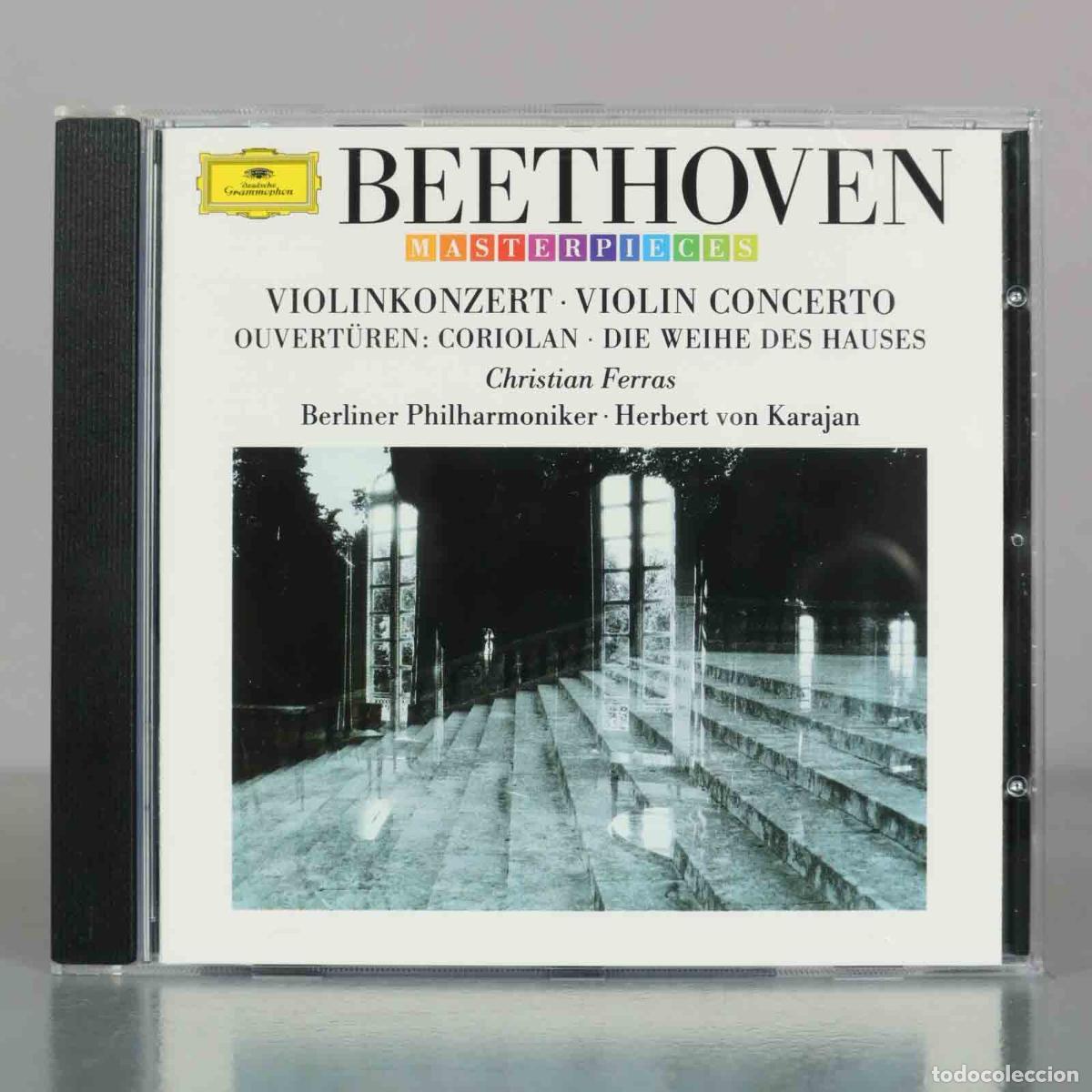 CDs de M&uacute;sica: CD. Beethoven: Violin Concerto, Overtures: Coriolan, Die Weihe des Hauses - Christian Ferras, Berli