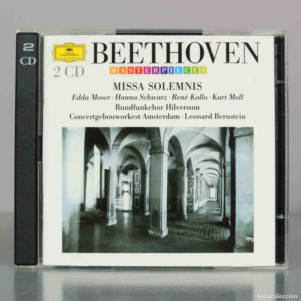 CDs de M&uacute;sica: CD. Beethoven: Missa Solemnis - Leonard Bernstein, Edda Moser, Hanna Schwarz, Ren&eacute; Kollo, Kurt Moll