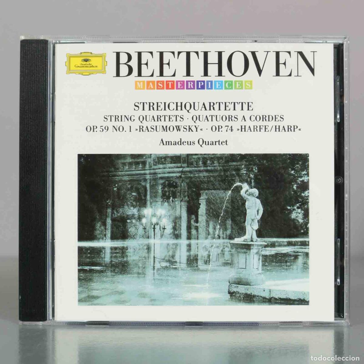 CDs de M&uacute;sica: CD. Beethoven - Streichquartette Op. 59 No. 1 &raquo;Rasumowsky&laquo; &bull; Op. 74 &raquo;Harfe&laquo; - Amadeus-Quartett