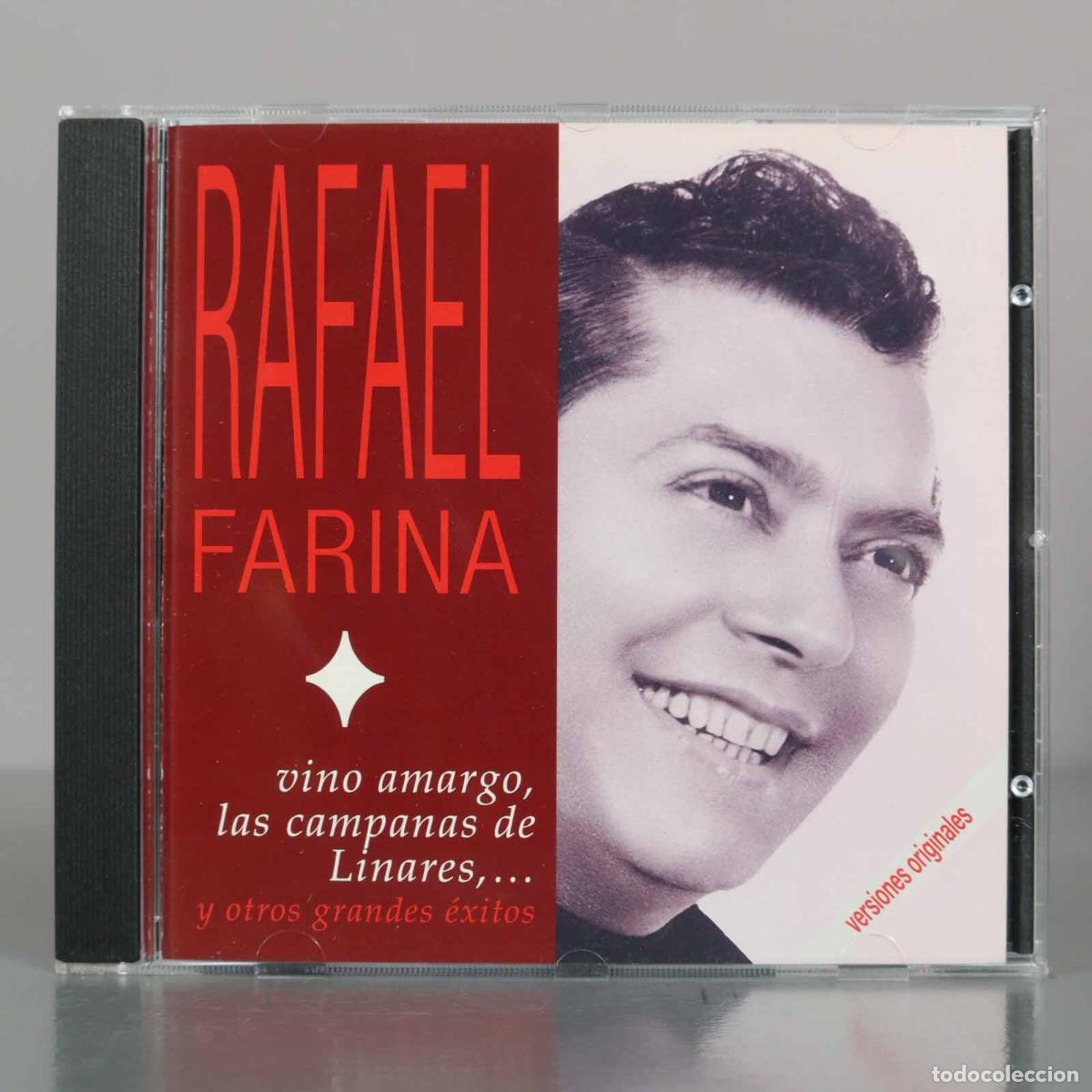 CDs de M&uacute;sica: CD. Vino amargo, las campanas de Linares y otros grandes &eacute;xitos - Rafael Farina