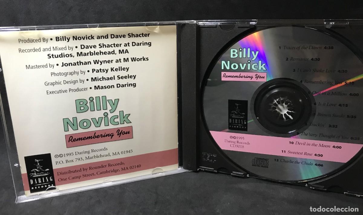 CDs de m&uacute;sica: Billy Novick &lrm;&ndash; Remembering You - CD - Daring Records - Foto 3