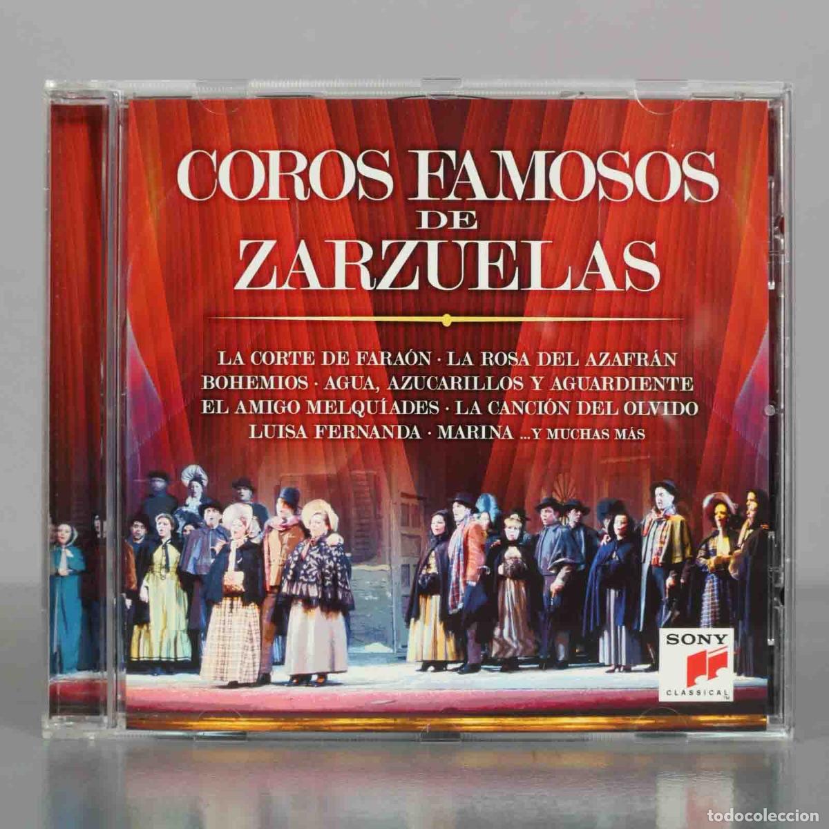 CDs de M&uacute;sica: CD. Coros Famosos de Zarzuelas - Coro Cantores de Madrid, Orfe&oacute;n Donostiarra, Orquesta Nacional de