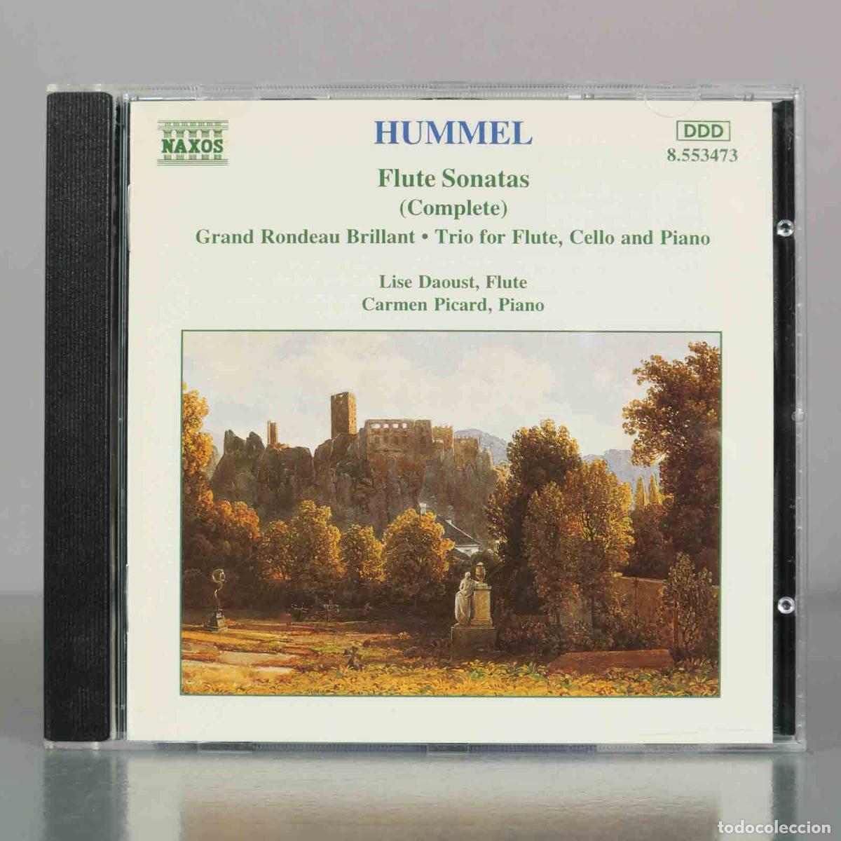 Musik-CDs: CD. Hummel: Flute Sonatas (Complete) - Grand Rondeau Brillant - Trio for Flute, Cello and Piano - J