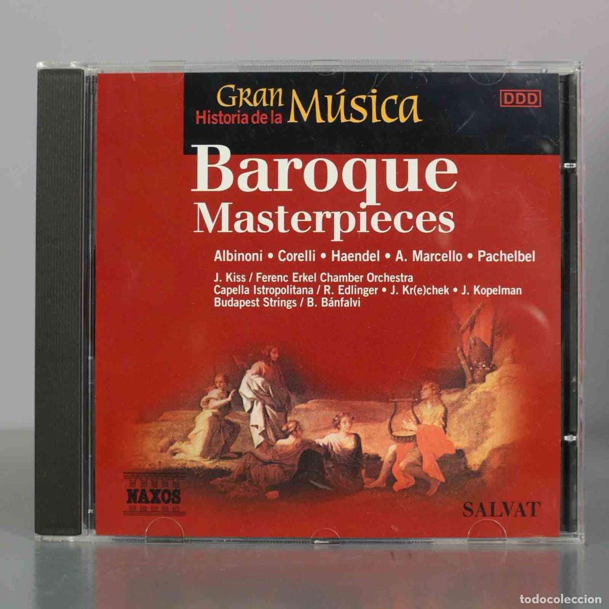 CD di Musica: CD. Baroque Masterpieces - Albinoni, Corelli, Haendel, A. Marcello, Pachelbel - J. Kiss, Ferenc Erk