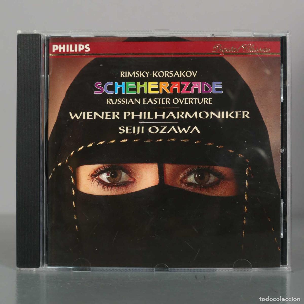 CD di Musica: CD. Rimsky-Korsakov: Scheherazade - Russian Easter Overture - Wiener Philharmoniker, Seiji Ozawa