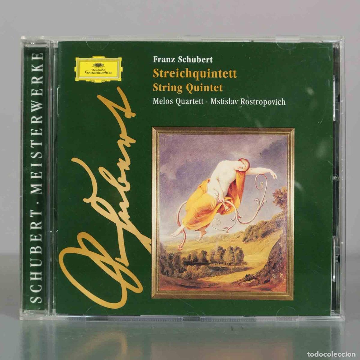 CD di Musica: CD. Franz Schubert - Streichquintett, String Quintet - Melos Quartett, Mstislav Rostropovich