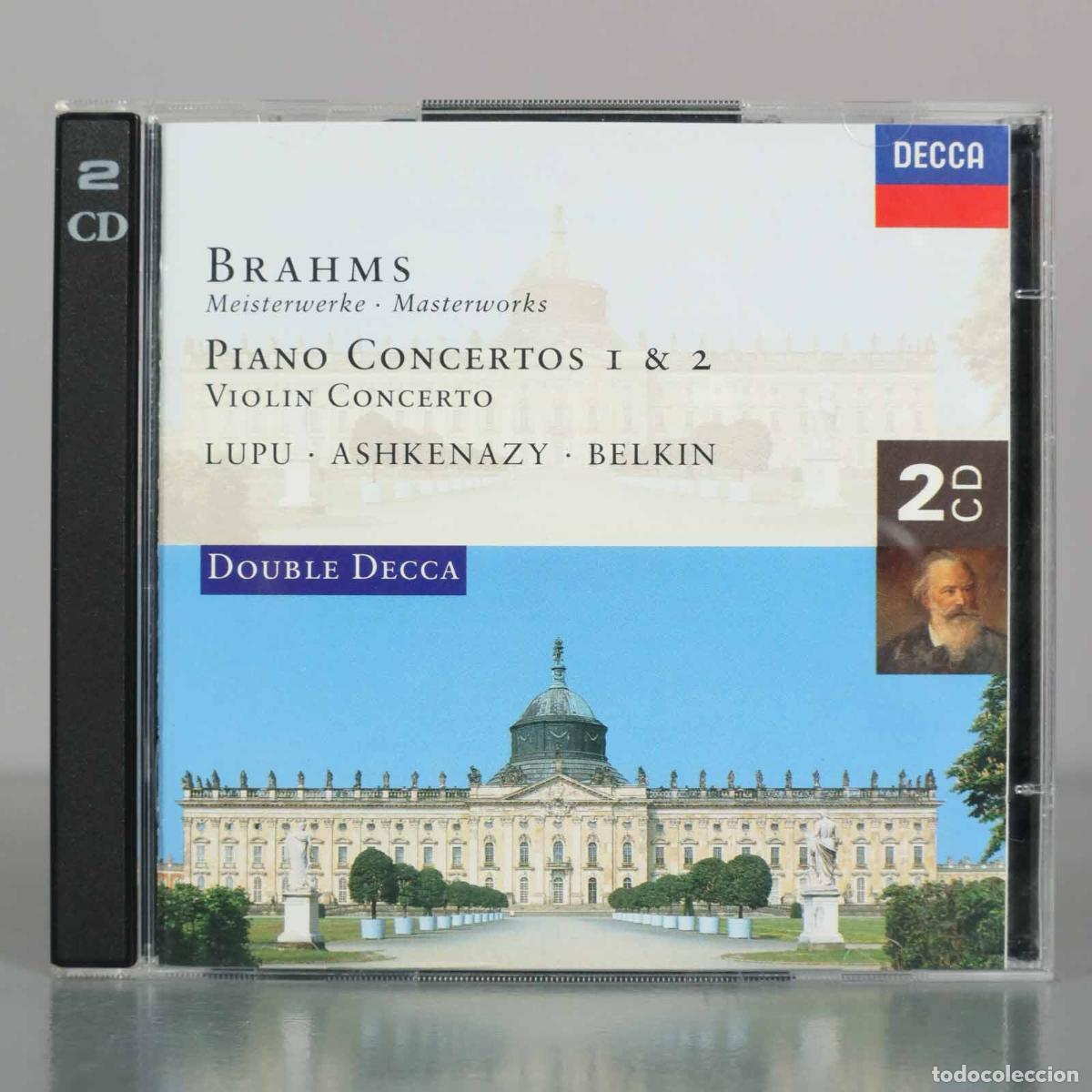 CD de M&uacute;sica: CD. Brahms, Lupu, Ashkenazy, Belkin &lrm;&ndash; Piano Concertos 1 and 2 / Violin Concerto
