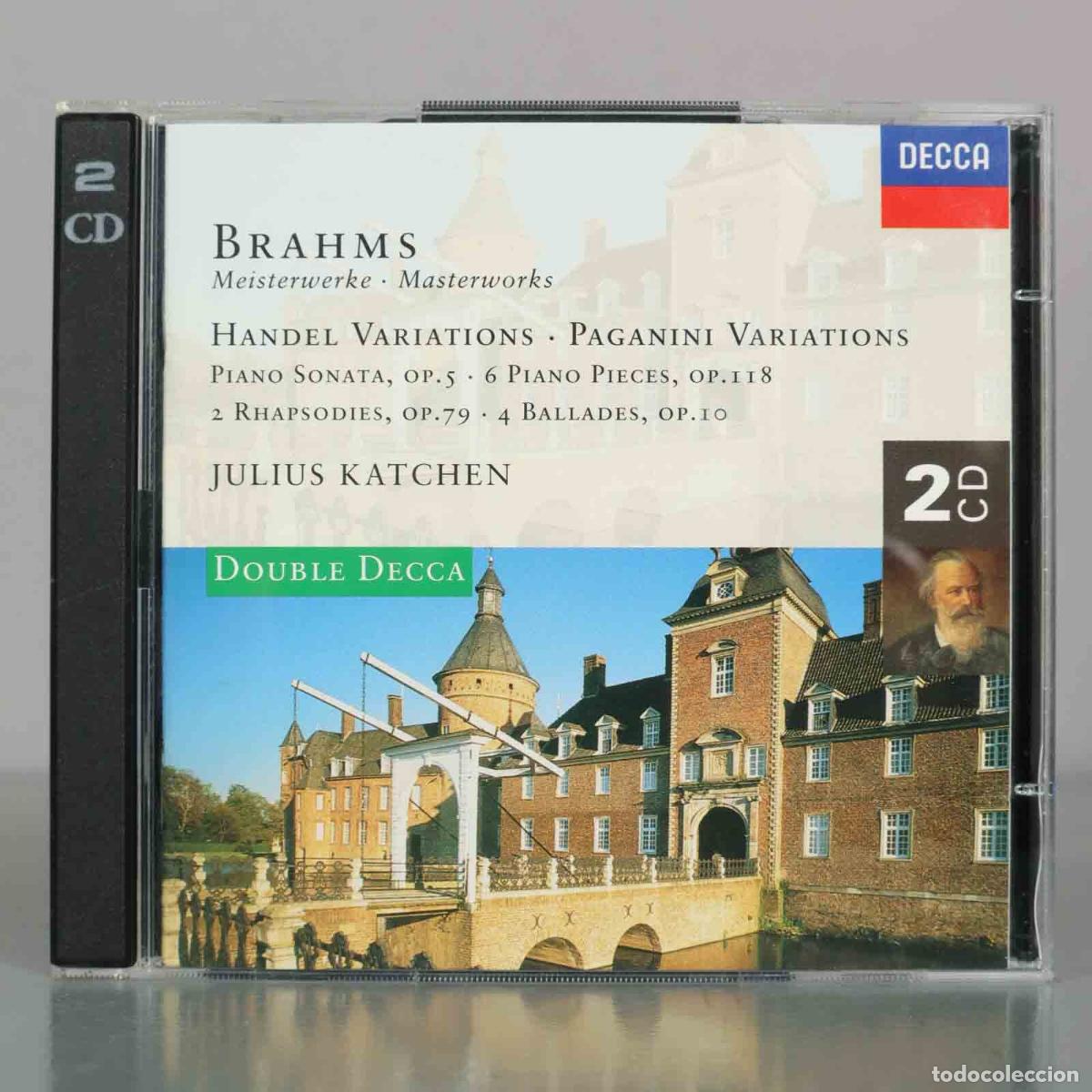 CD de M&uacute;sica: CD. Brahms: Handel Variations, Paganini Variations, Piano Sonata Op.5 6 Piano Pieces Op.118. Katchen