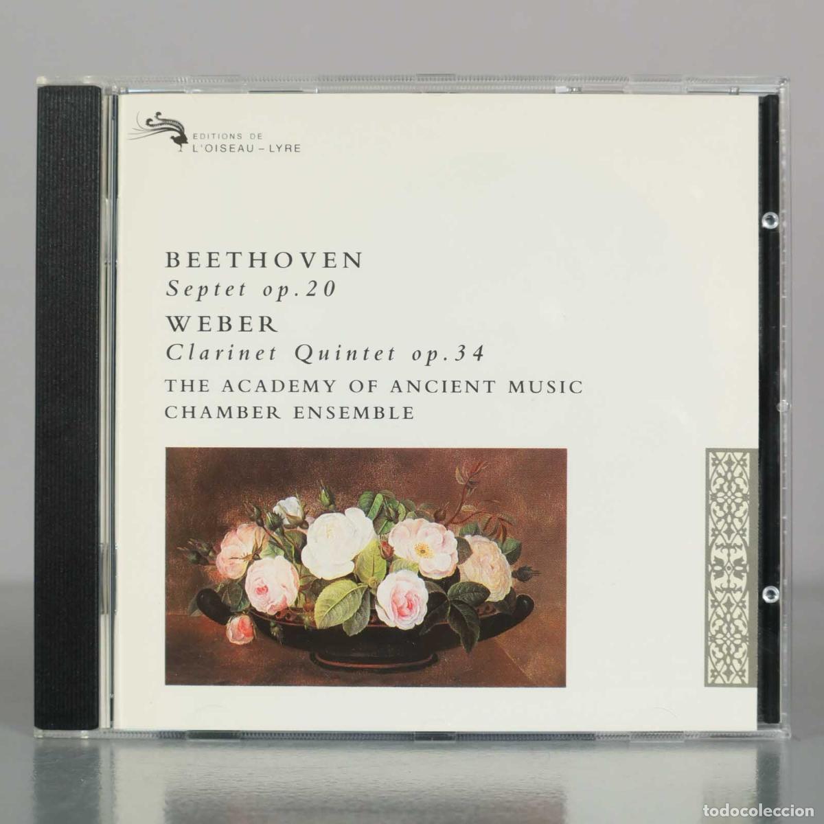 CD de M&uacute;sica: CD. Beethoven: Septet Op. 20 - Weber: Clarinet Quintet Op. 34 - The Academy of Ancient Music Chambe