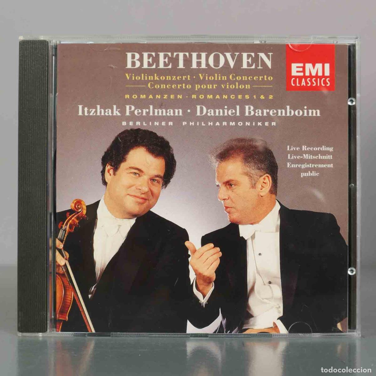 Music CDs: CD. Beethoven: Violinkonzert - Violin Concerto - Romanzen 1 and 2 - Itzhak Perlman, Daniel Barenboim
