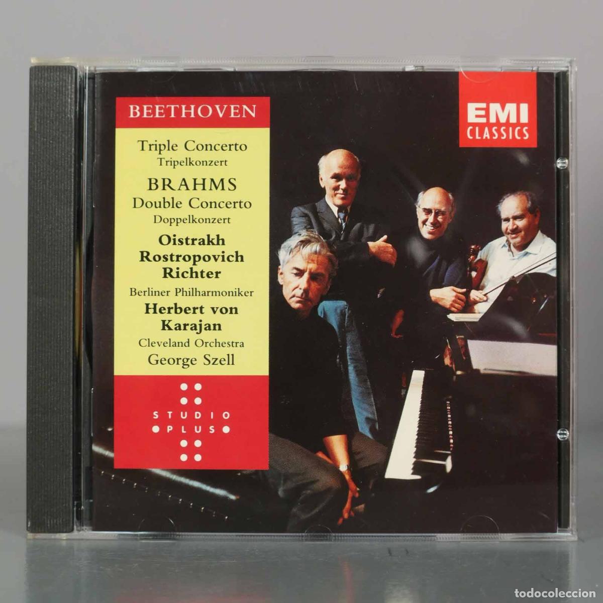 CDs de Musique: CD. Beethoven: Triple Concerto - Brahms: Double Concerto - David Oistrakh, Rostropovich, SZELL
