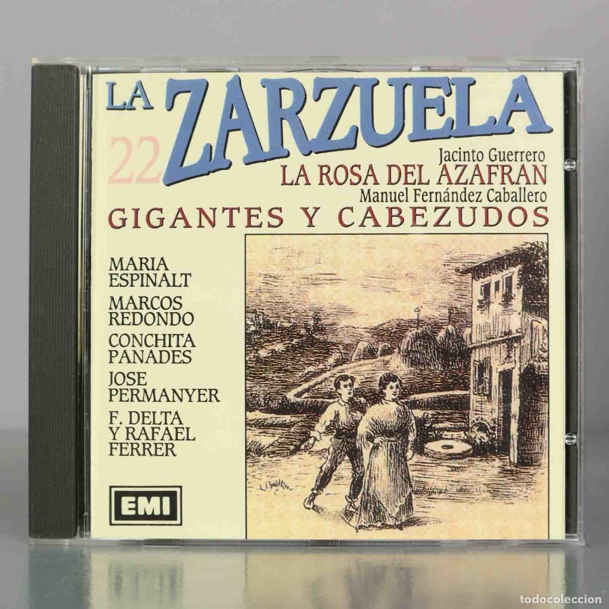 CDs de Musique: CD. La Rosa del Azafr&aacute;n / Gigantes y Cabezudos - Jacinto Guerrero, Manuel Fern&aacute;ndez Caballero - Mar