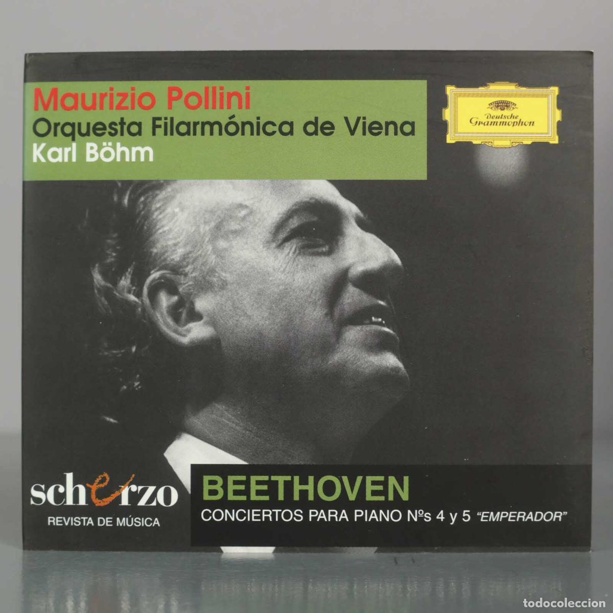 CDs de M&uacute;sica: CD. Beethoven: Conciertos para piano n&ordm;s 4 y 5 Emperador - Maurizio Pollini, Wiener Philharmoniker,
