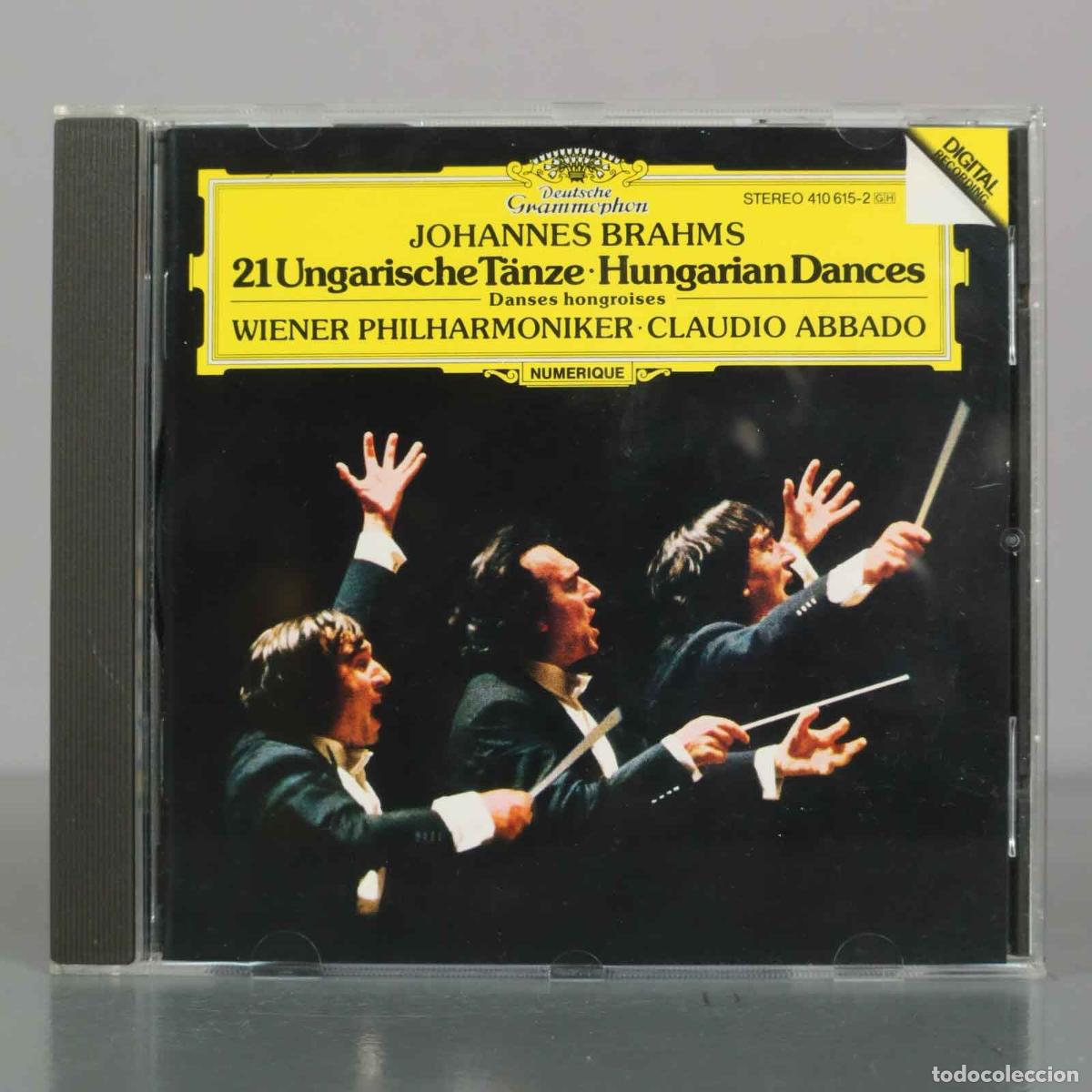 CDs de M&uacute;sica: CD. Johannes Brahms: 21 Ungarische T&auml;nze - Hungarian Dances - Wiener Philharmoniker, Claudio Abbado
