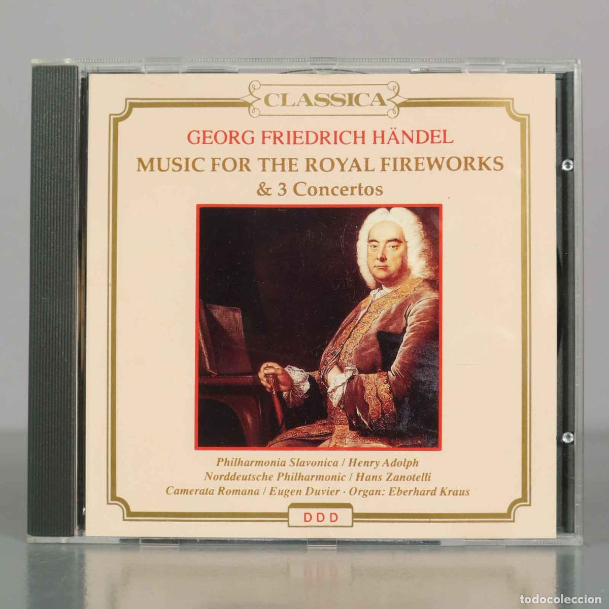 CDs de M&uacute;sica: CD. Georg Friedrich H&auml;ndel - Music for the Royal Fireworks and 3 Concertos - Philharmonia Slavonica,