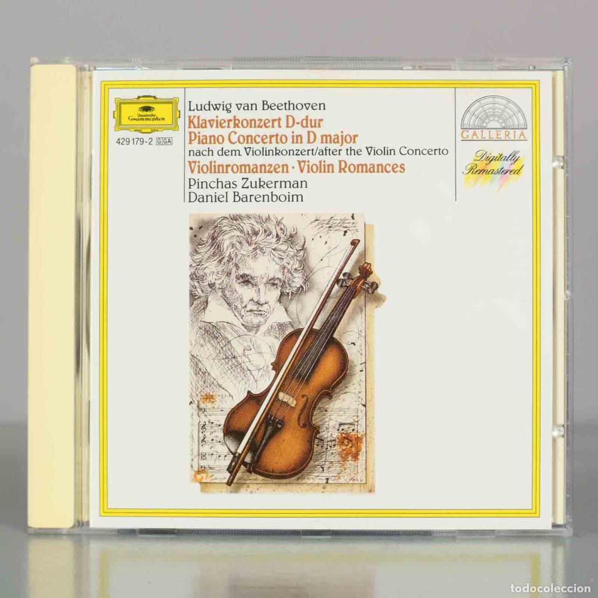 CDs de M&uacute;sica: CD. Beethoven: Piano Concerto in D major, Violin Romances - Pinchas Zukerman, Daniel Barenboim