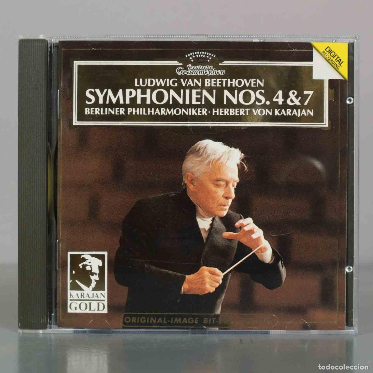 CDs de M&uacute;sica: CD. Beethoven: Symphonien Nos. 4 and 7 - Berliner Philharmoniker, Herbert von Karajan