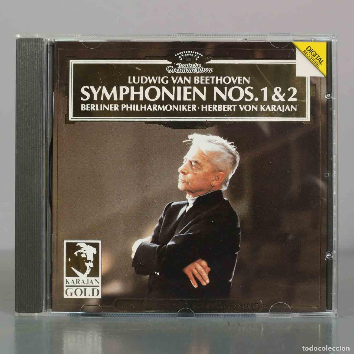 CDs de M&uacute;sica: CD. Beethoven: Symphonien Nos. 1 and 2 - Berliner Philharmoniker, Herbert von Karajan