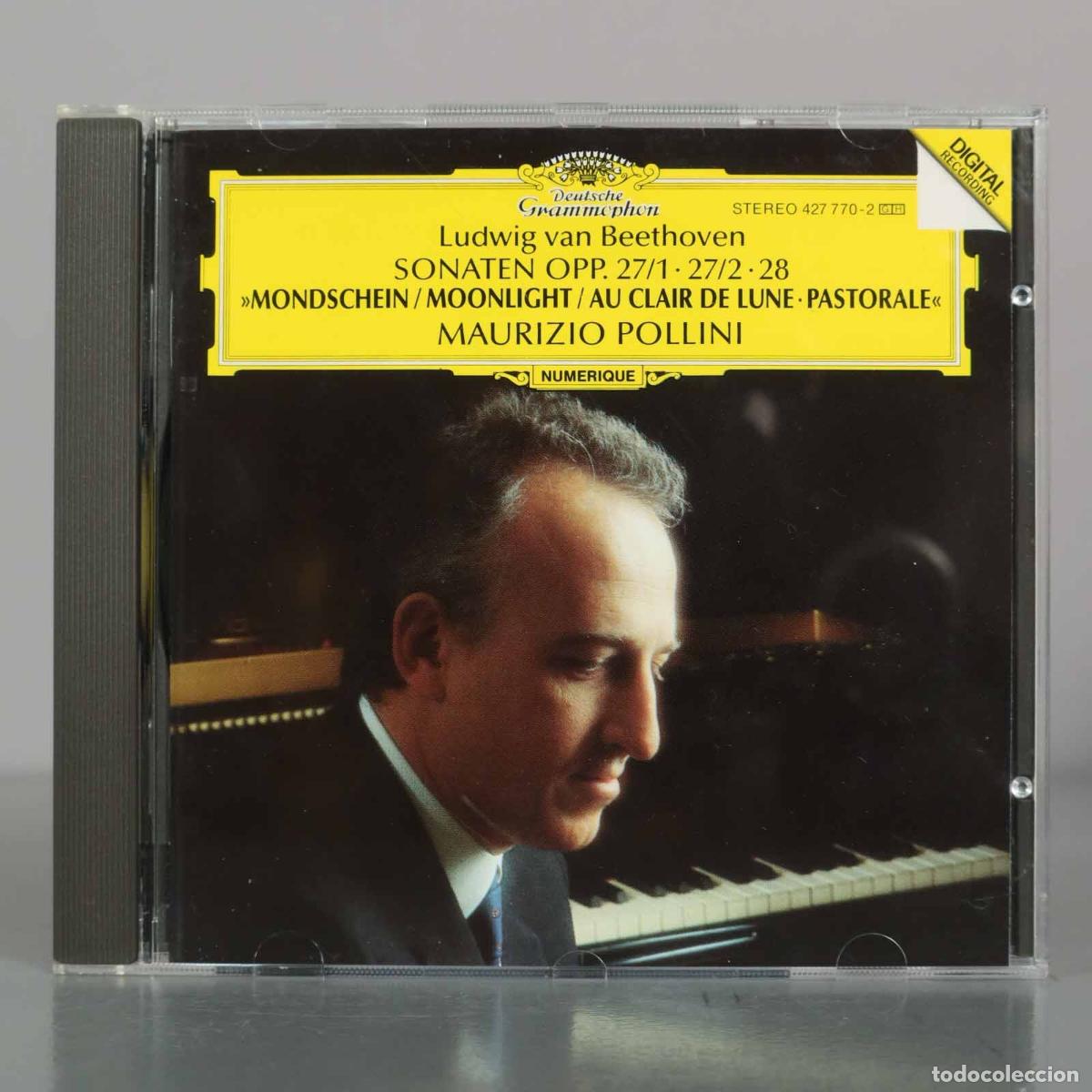 CDs de M&uacute;sica: CD. Beethoven: Sonaten Opp. 27/1, 27/2, 28 Mondschein / Moonlight / Au Clair de lune - Pastorale -