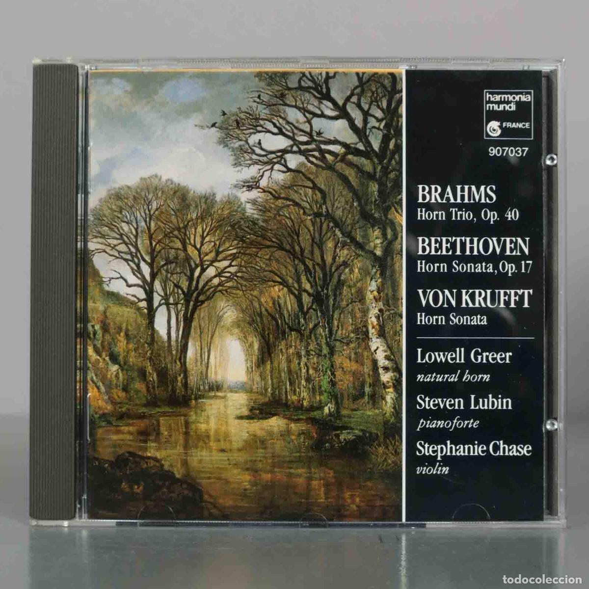 CDs de M&uacute;sica: CD. Brahms: Horn Trio, Op. 40 - Beethoven, Von Krufft: Horn Sonatas - Lowell Greer, Lubin, CHASE