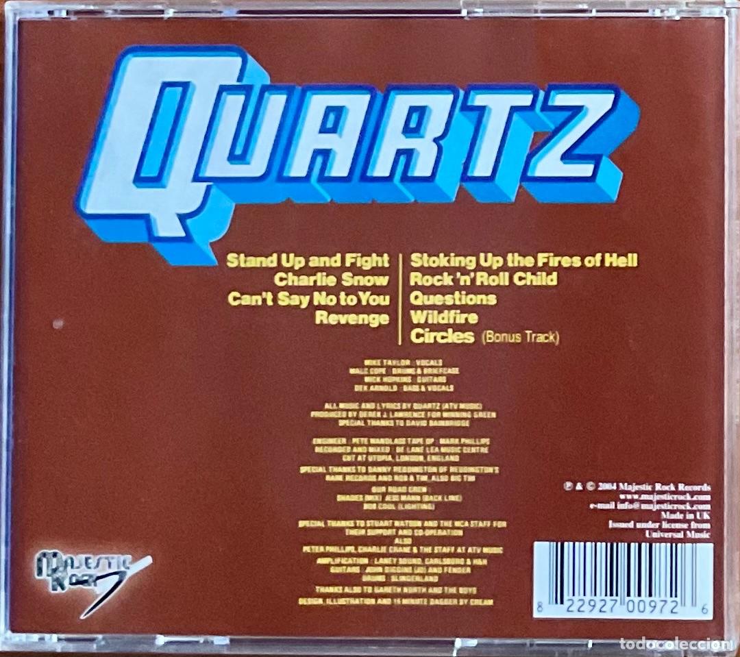 CDs de m&uacute;sica: QUARTZ - STAND UP AND FIGHT - Foto 2