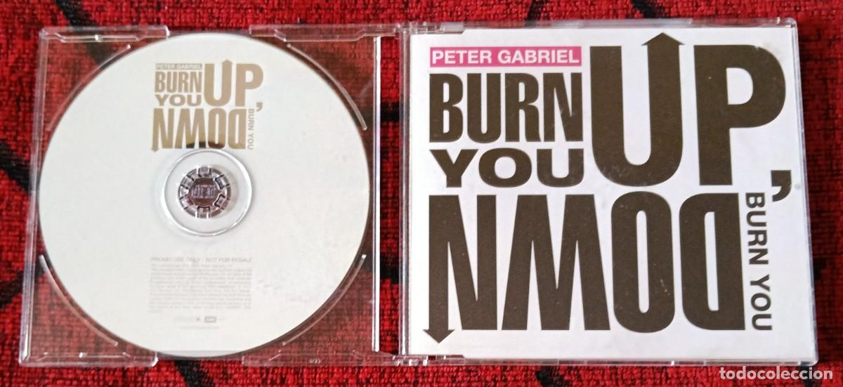 CDs de M&uacute;sica: PETER GABRIEL ** Burn You Up, Burn You Down ** 2003 UK CD SINGLE PROMOCIONAL