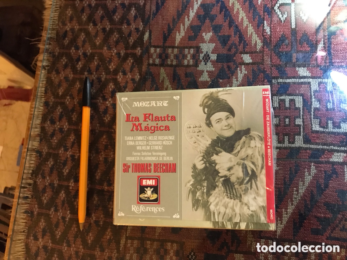 CDs de M&uacute;sica: La flauta m&aacute;gica. Sir Thomas Beecham. Mozart. Emi.