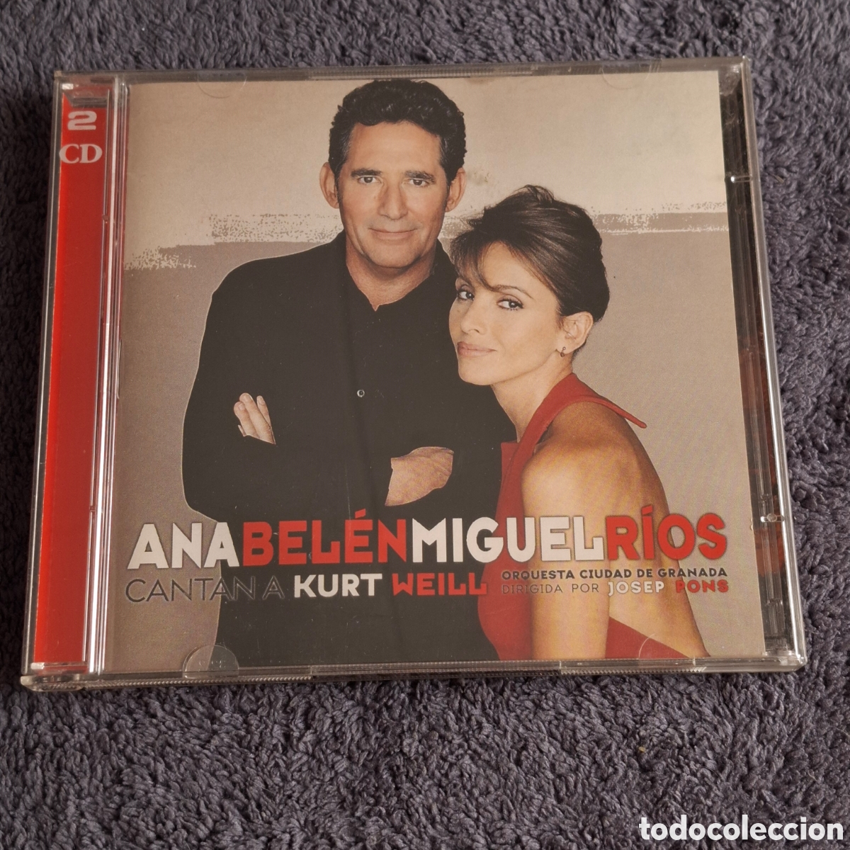 CDs de M&uacute;sica: CD76.Ana Bel&eacute;n-Miguel R&iacute;os, Cantan A Kurt Heill, Orquesta Ciudad De Granada, 2 Cd's, BMG 1999.