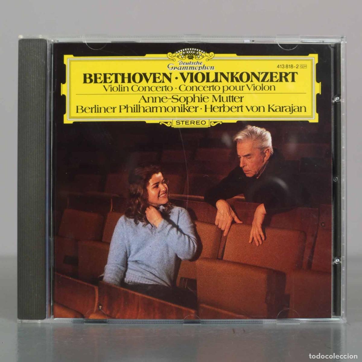 CDs de M&uacute;sica: CD. Beethoven: Violinkonzert - Anne-Sophie Mutter, Berliner Philharmoniker, Herbert von Karajan