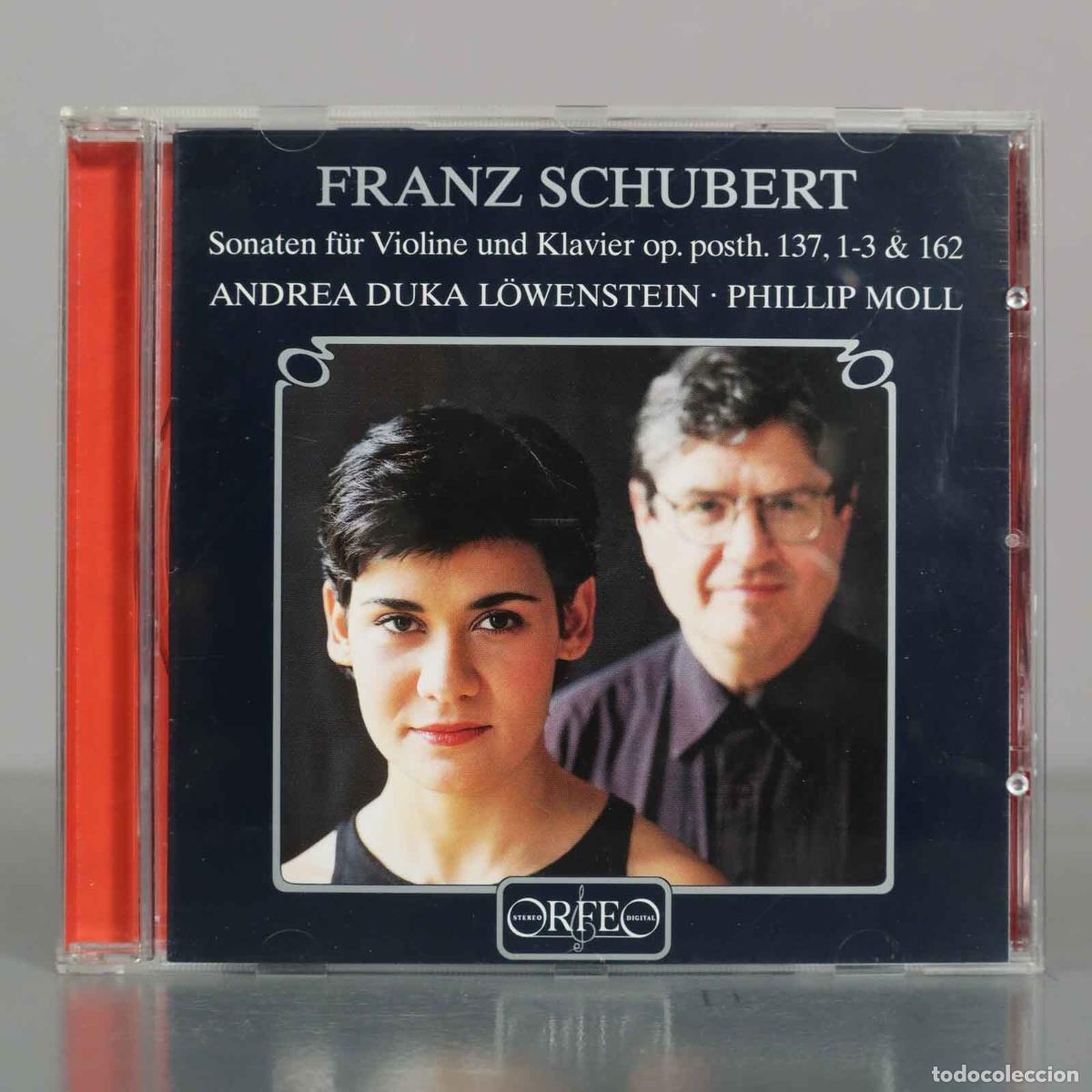CDs de M&uacute;sica: CD. Franz Schubert: Sonaten f&uuml;r Violine und Klavier op. posth. 137, 1-3 and 162 - Andrea Duka L&ouml;wens