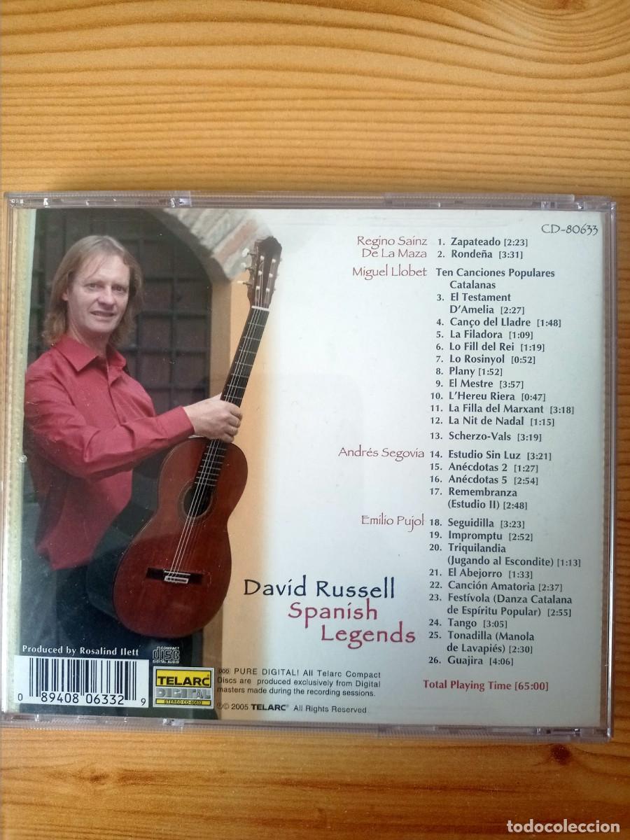 CDs de m&uacute;sica: CD David Russell - Spanish Legends (Telarc 2005) - Foto 2