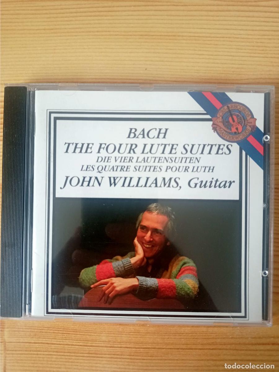CDs de M&uacute;sica: CD John Williams - Bach: The Four Lute Suites (CBS Masterworks 1986) - Guitarra Cl&aacute;sica - Primera Ed