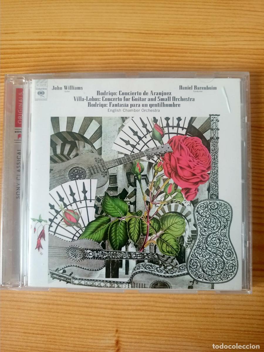CDs de M&uacute;sica: CD John Williams - Rodrigo: Aranjuez & Fantas&iacute;a - Villa-Lobos - Barenboim - SONY ORIGINALS