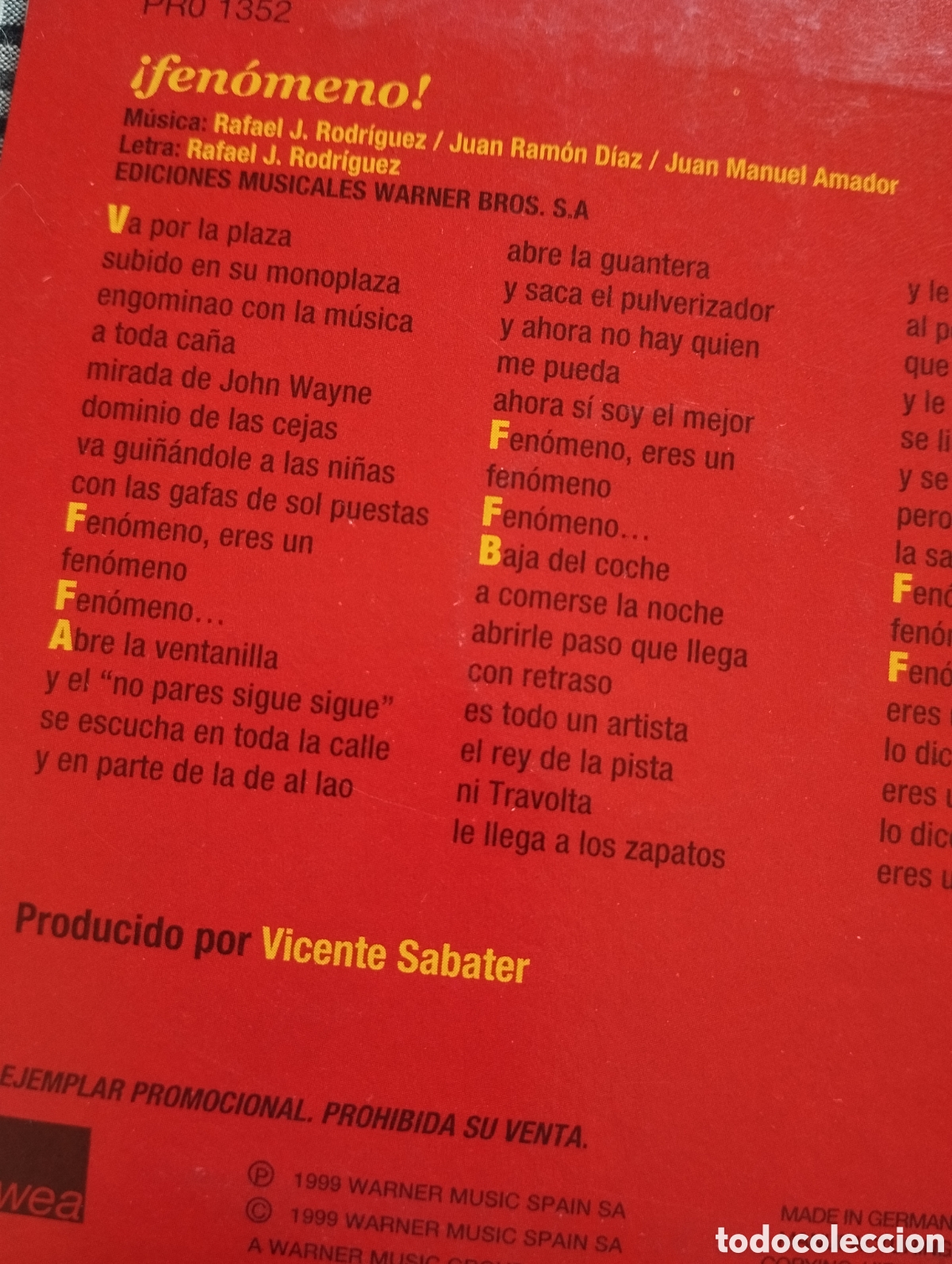 CDs de m&uacute;sica: Caracoles - fen&oacute;meno! - CD single - Foto 3
