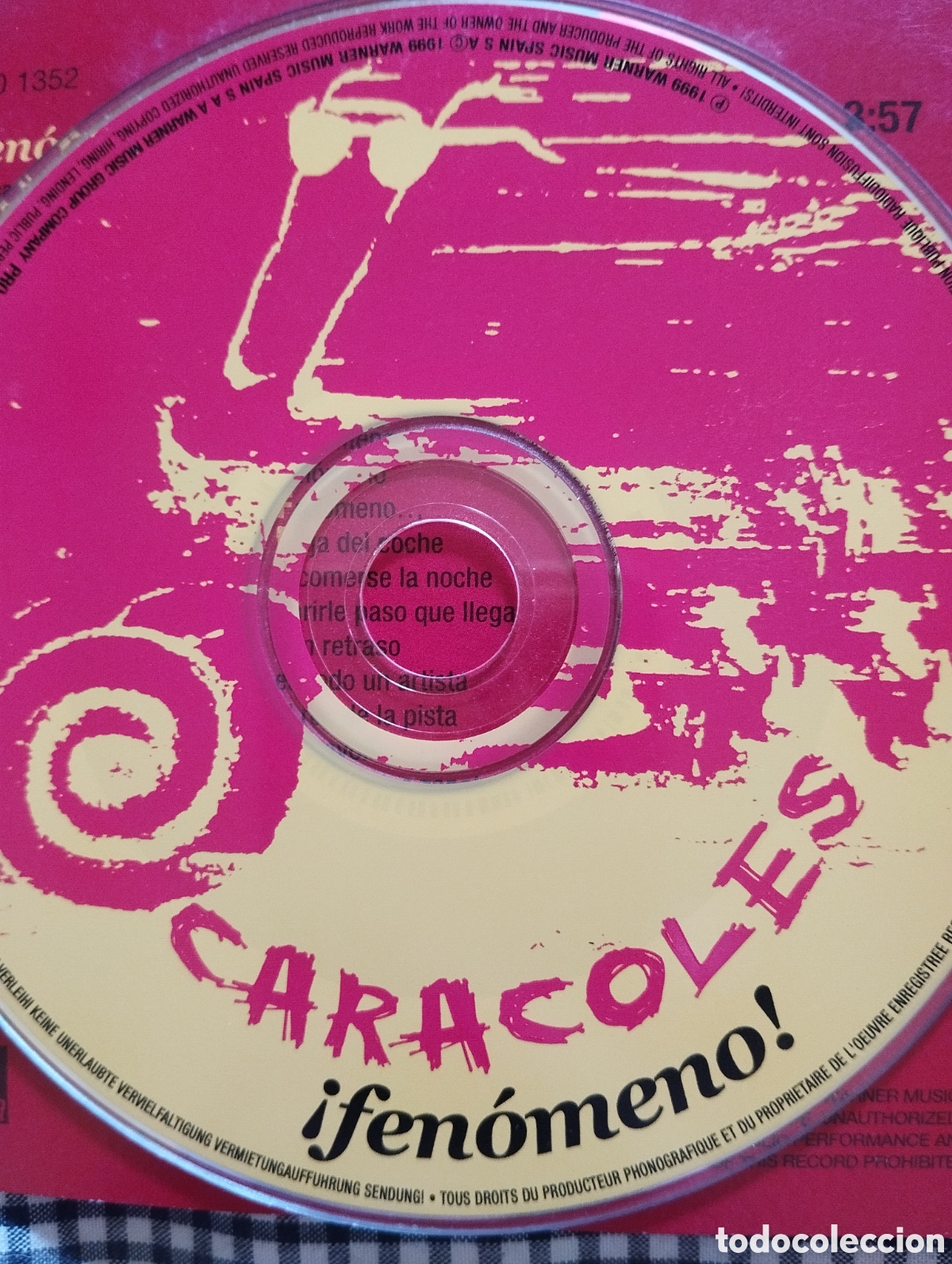 CDs de m&uacute;sica: Caracoles - fen&oacute;meno! - CD single - Foto 4