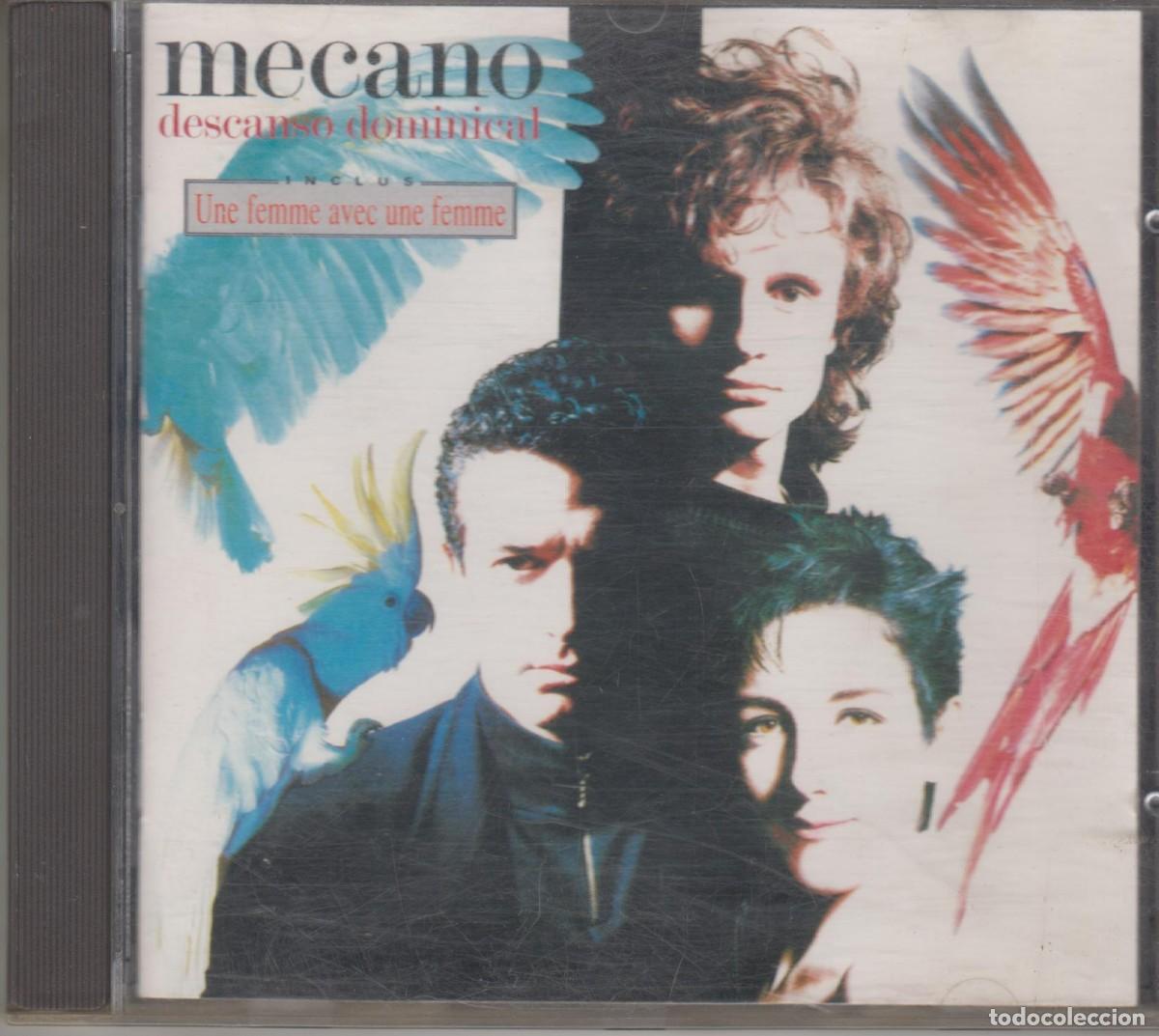CDs de M&uacute;sica: Mecano cd Descanso Dominical 1990 Edici&oacute;n francesa con Une femme avec une femme