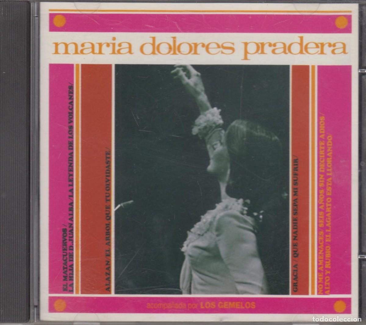 CDs de M&uacute;sica: Mar&iacute;a Dolores Pradera cd Seis a&ntilde;os 1998 Acompa&ntilde;ada por Los Gemelos