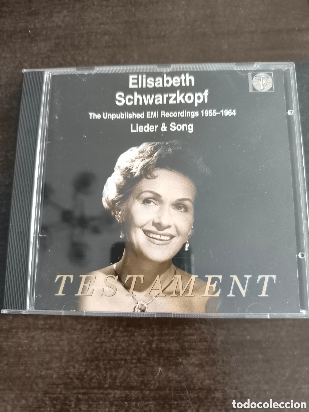 CDs de M&uacute;sica: Elisabeth Schwarzkopf &ndash; Lieder & Song &middot; Grabaciones in&eacute;ditas EMI 1955&ndash;1964 &middot; Testament