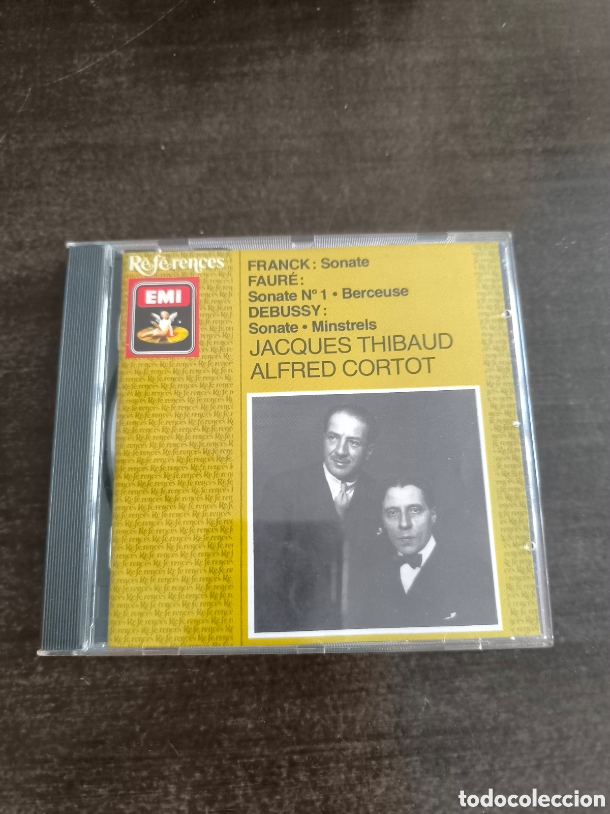 CDs de M&uacute;sica: CD &ndash; Thibaud & Cortot: Franck / Faur&eacute; / Debussy &ndash; EMI R&eacute;f&eacute;rences
