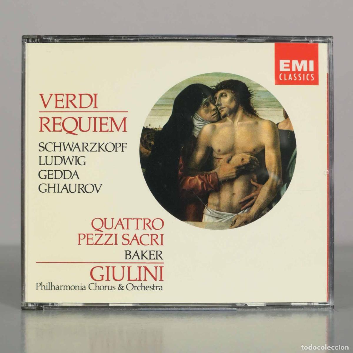 Music CDs: CD. Verdi: Requiem / Quattro Pezzi Sacri - Carlo Maria Giulini, Elisabeth Schwarzkopf, Christa Ludw